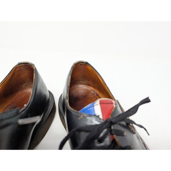 Vintage Dr. Martens Oxford Shoes Union Jack British Flag England Men\'s Size 7.5 main image 5